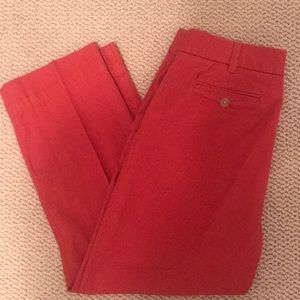 Lands’ End Nantucket Red Cropped Pants